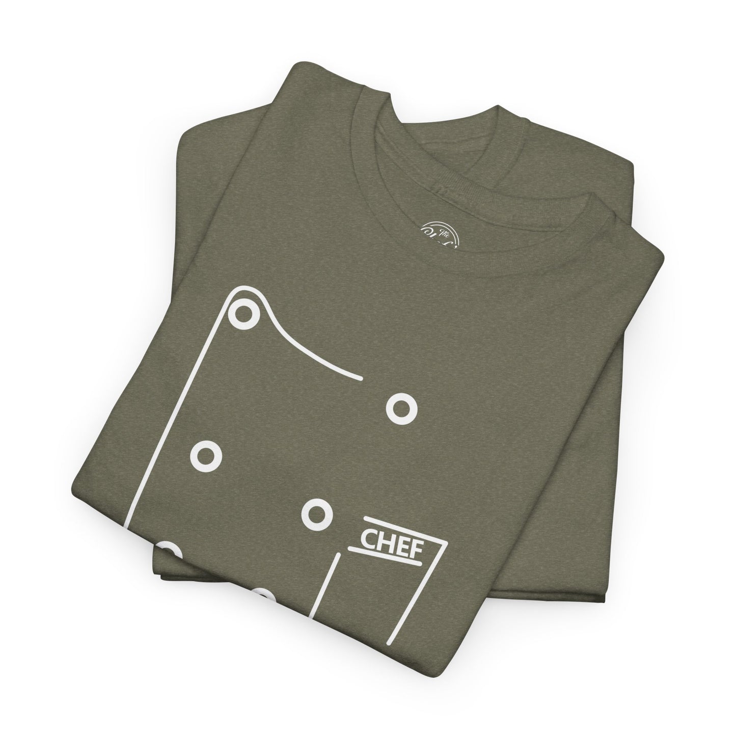 Chef Coat Style Heavy Cotton Tee
