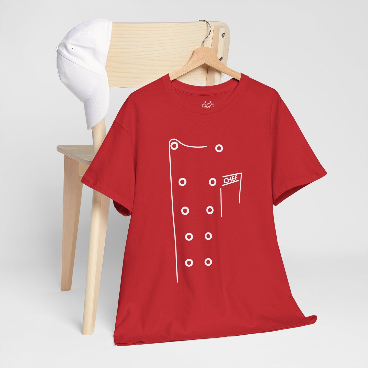 Chef Coat Style Heavy Cotton Tee