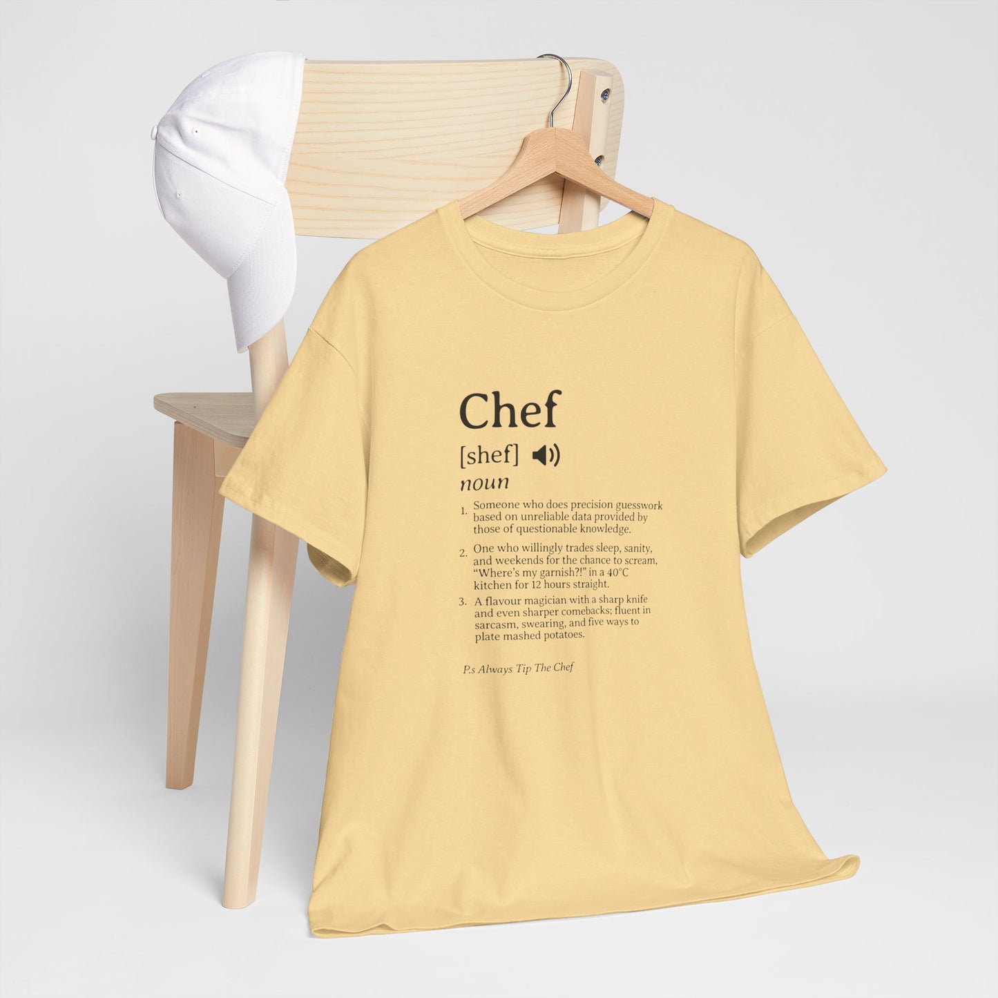 Chef Definition Unisex Heavy Cotton Tee
