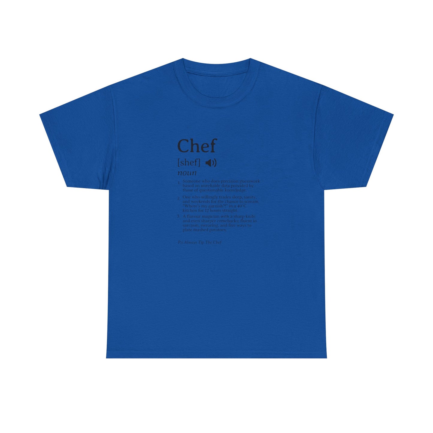 Chef Definition Unisex Heavy Cotton Tee