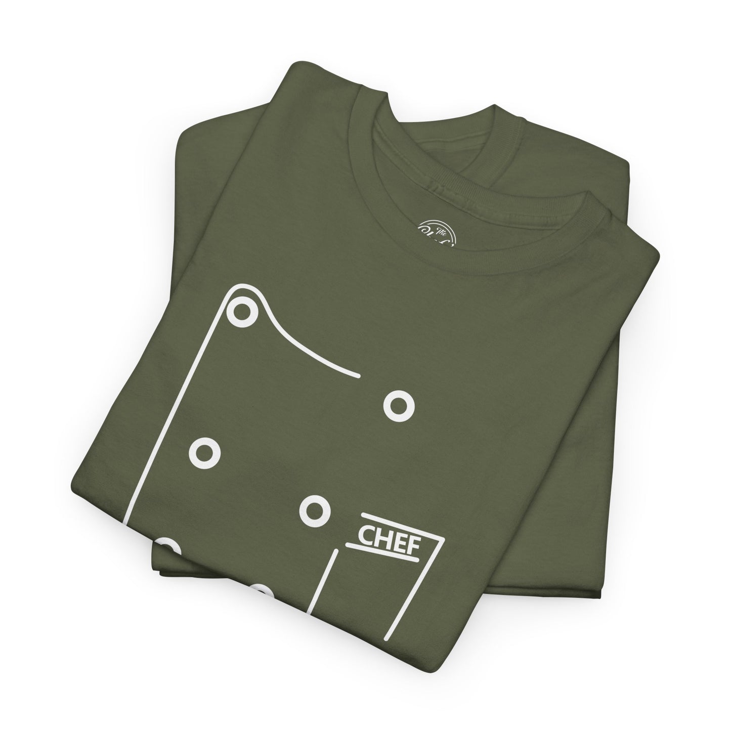 Chef Coat Style Heavy Cotton Tee