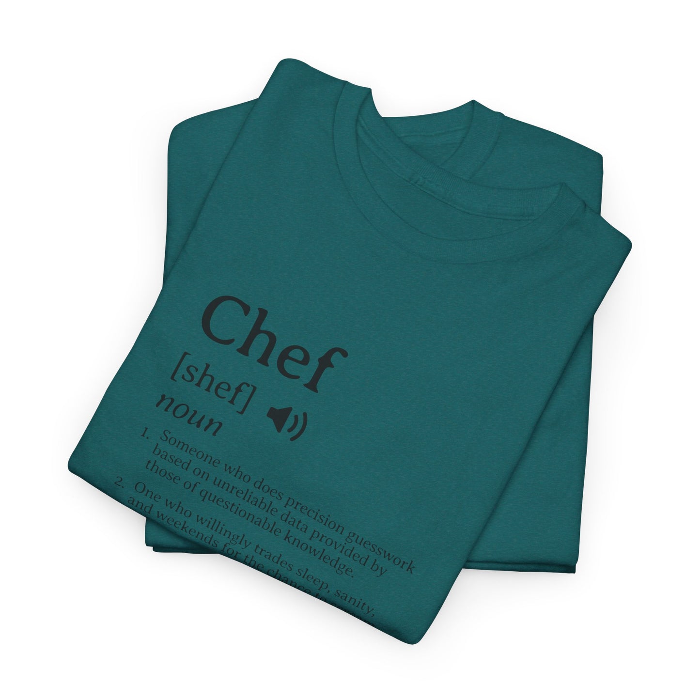 Chef Definition Unisex Heavy Cotton Tee