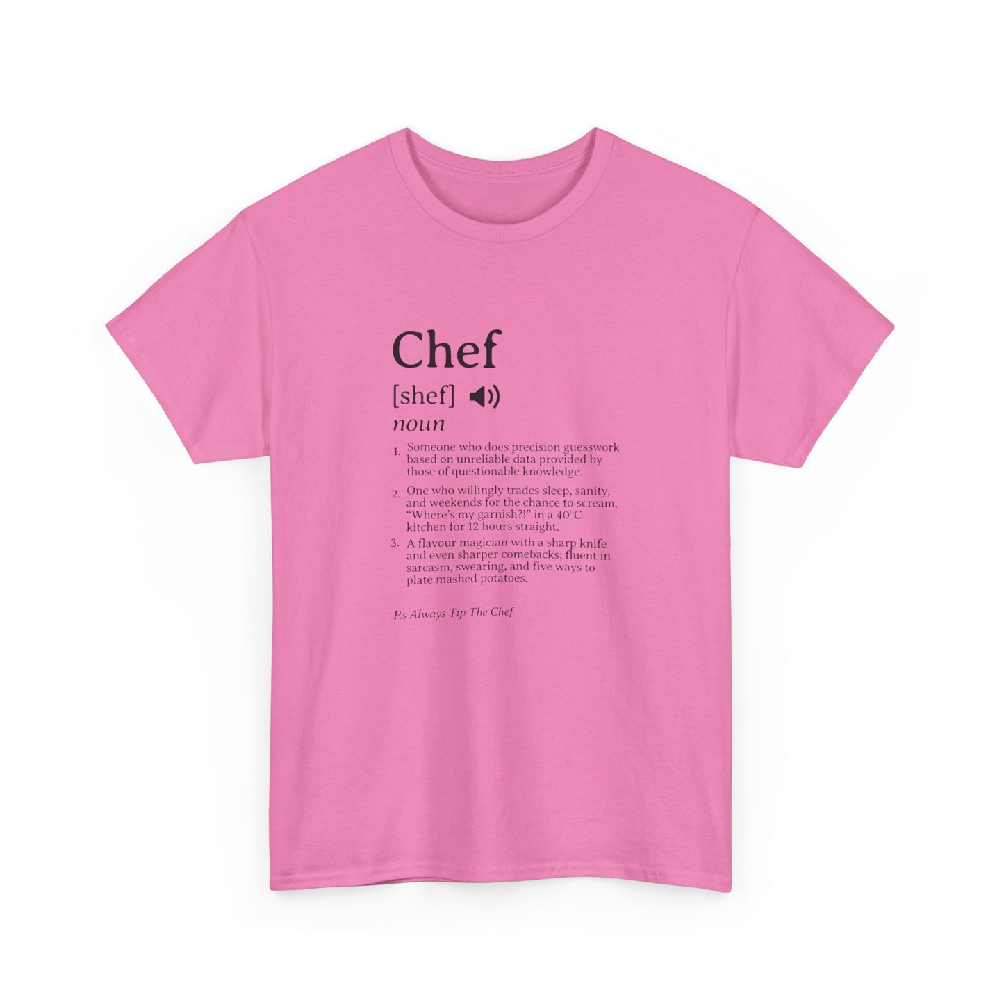Chef Definition Unisex Heavy Cotton Tee