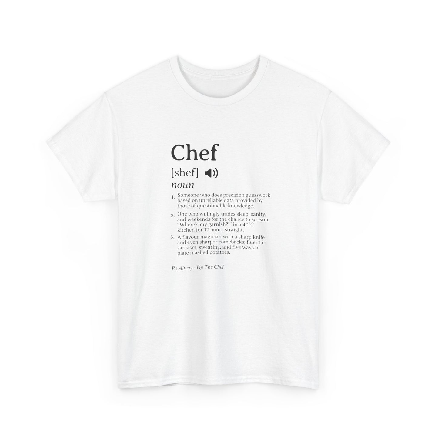 Chef Definition Unisex Heavy Cotton Tee