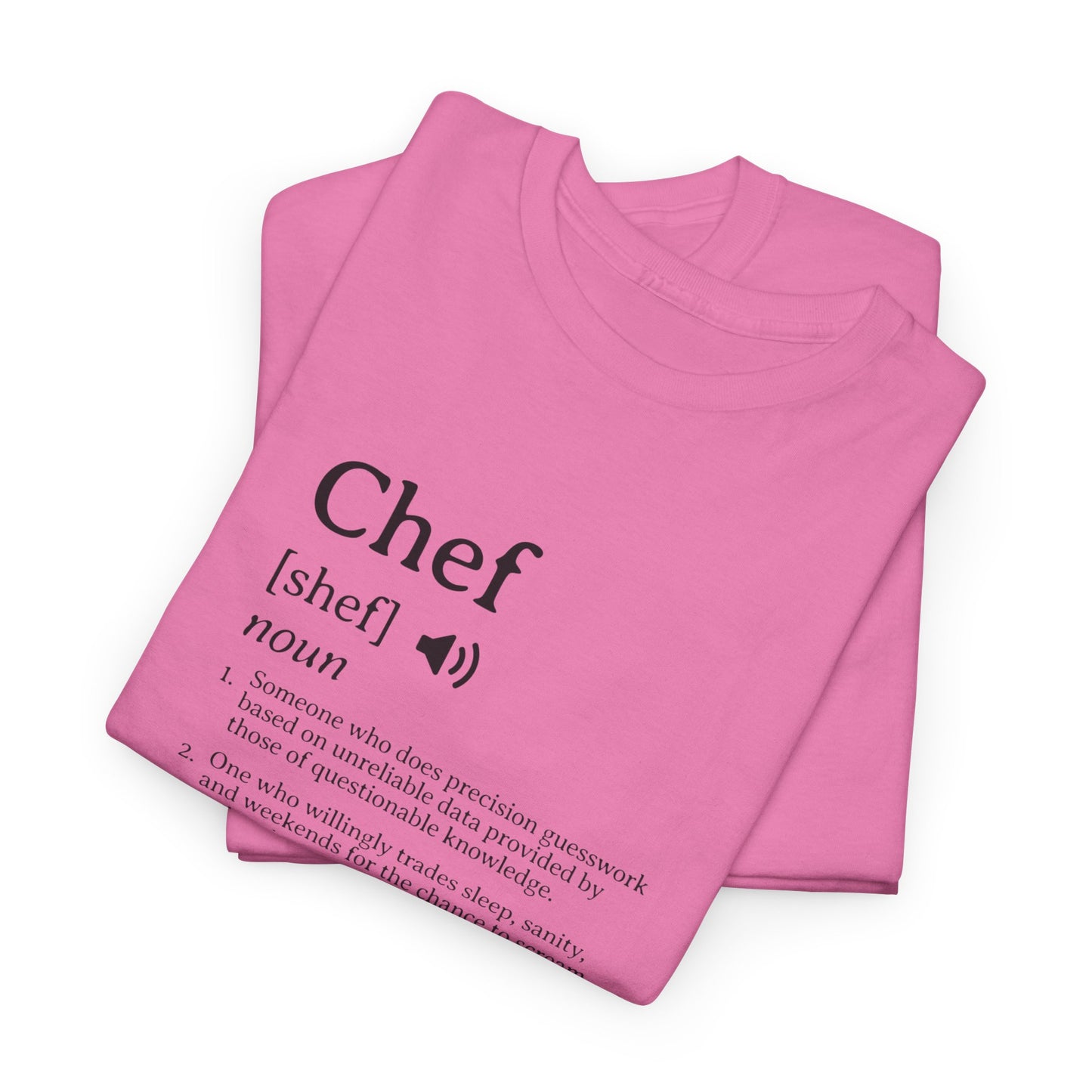 Chef Definition Unisex Heavy Cotton Tee
