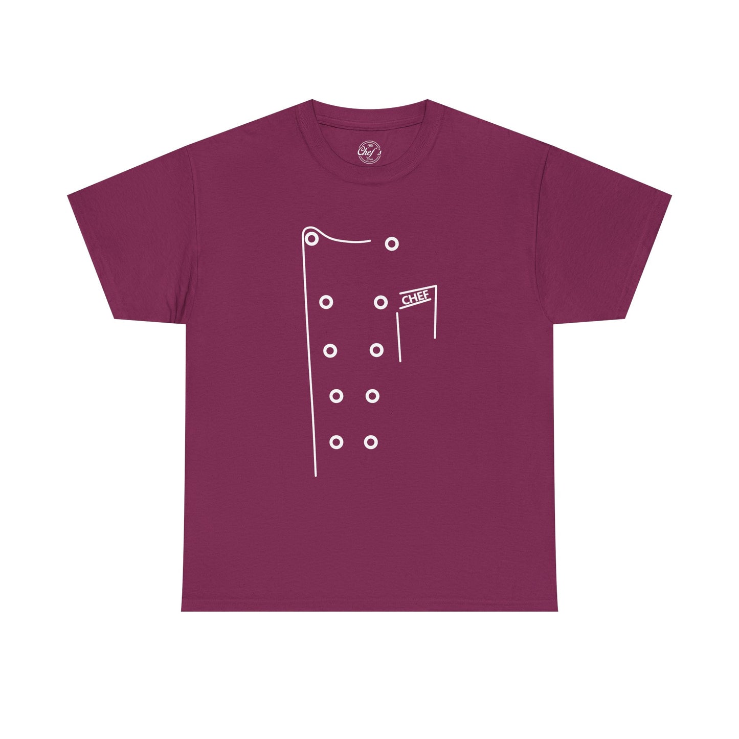 Chef Coat Style Heavy Cotton Tee
