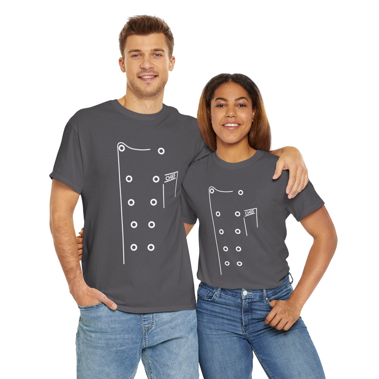 Chef Coat Style Heavy Cotton Tee