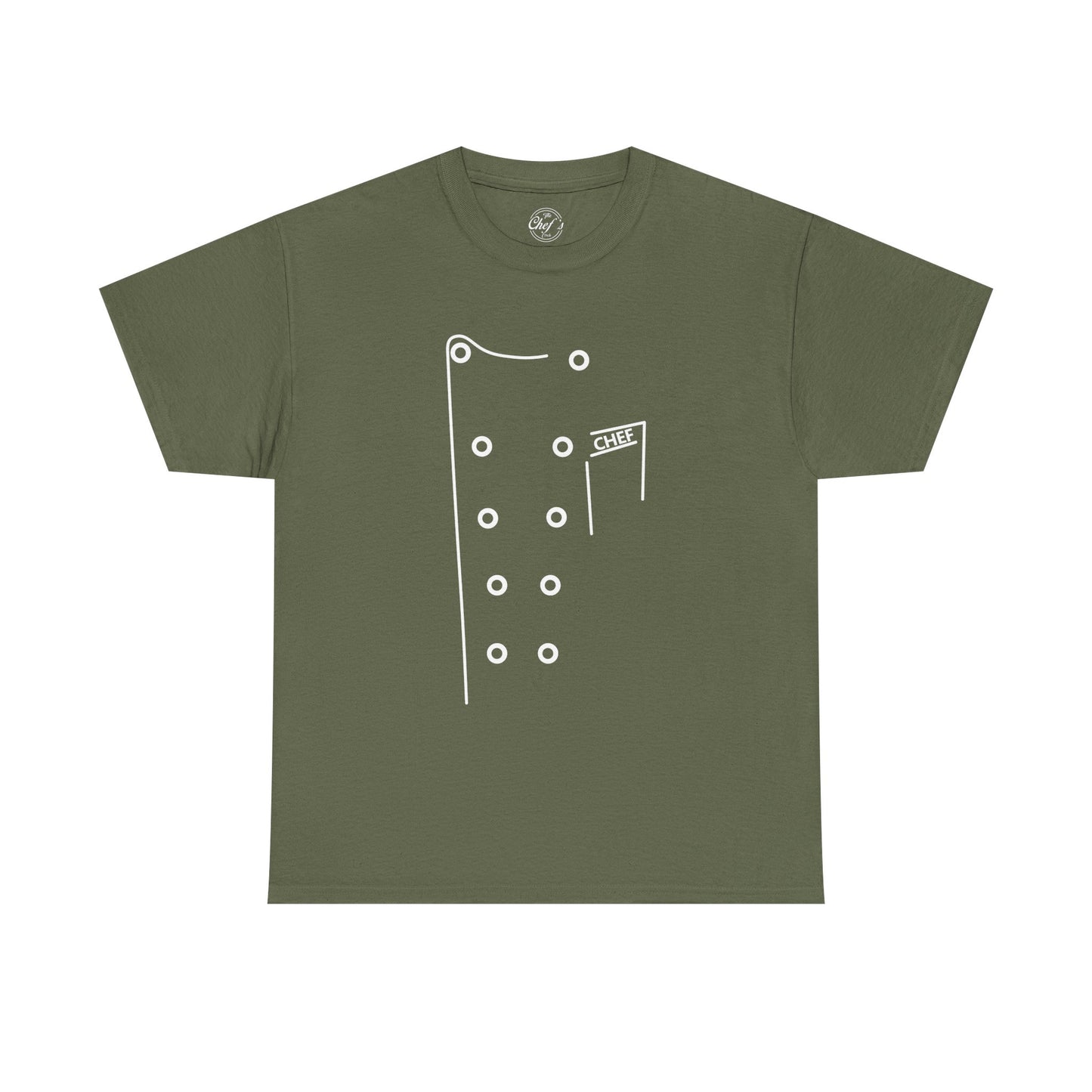 Chef Coat Style Heavy Cotton Tee