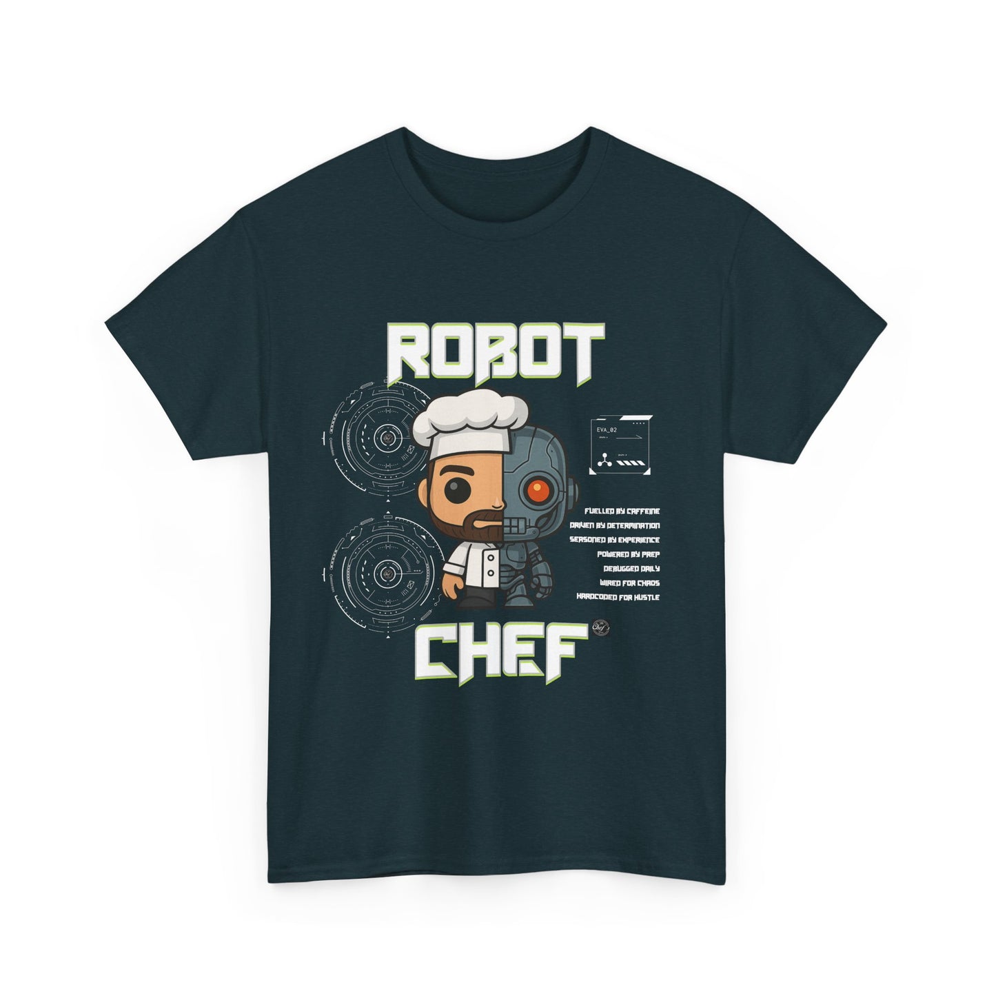 Robot Chef Unisex Tee - For Chefs that feel the daily grind