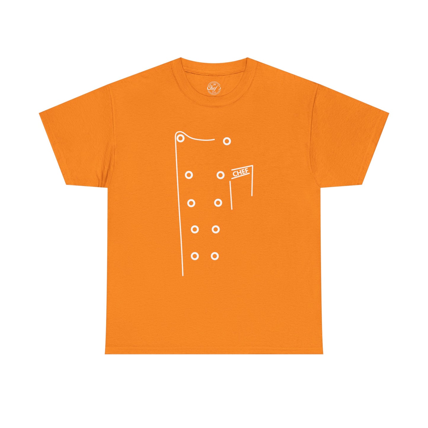 Chef Coat Style Heavy Cotton Tee