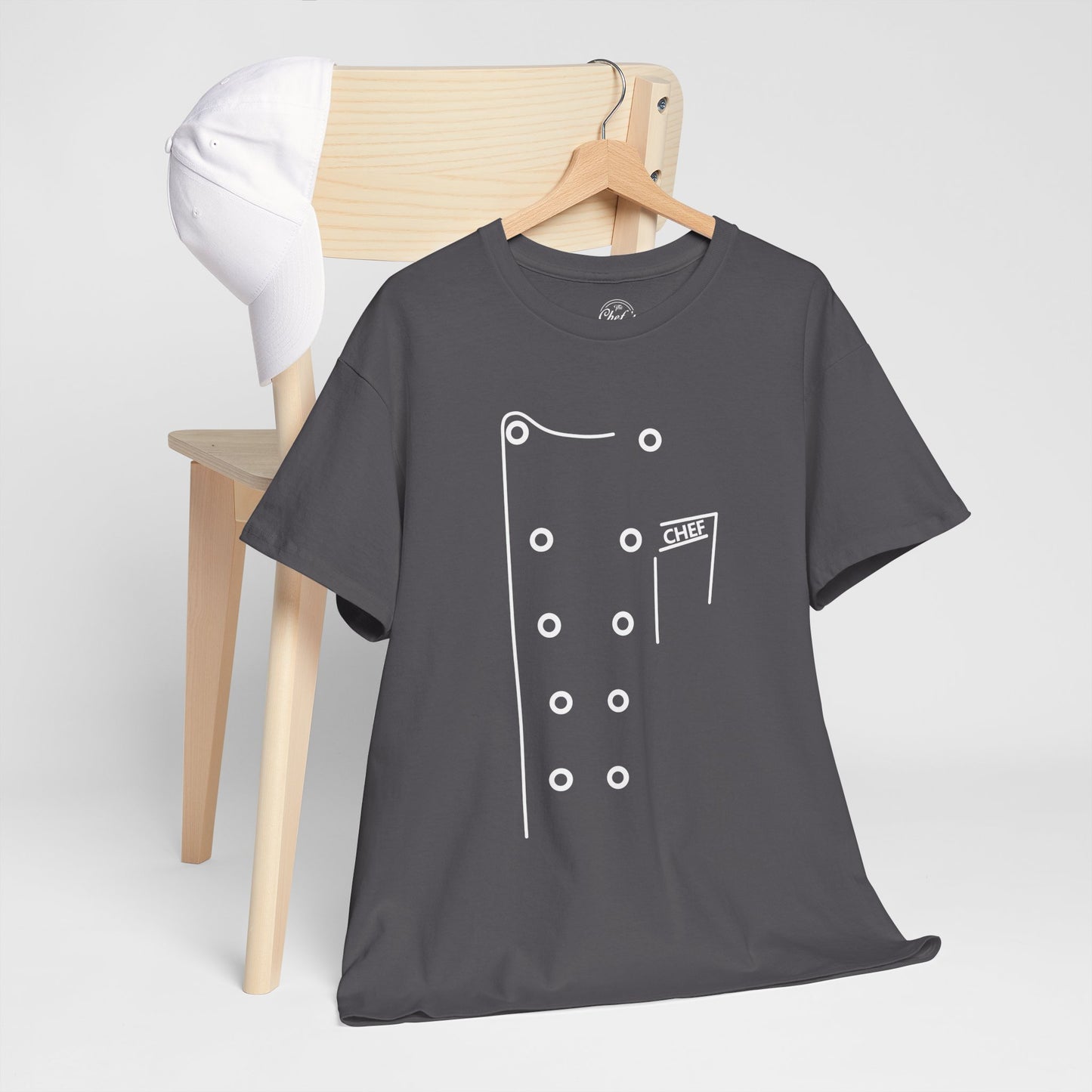 Chef Coat Style Heavy Cotton Tee