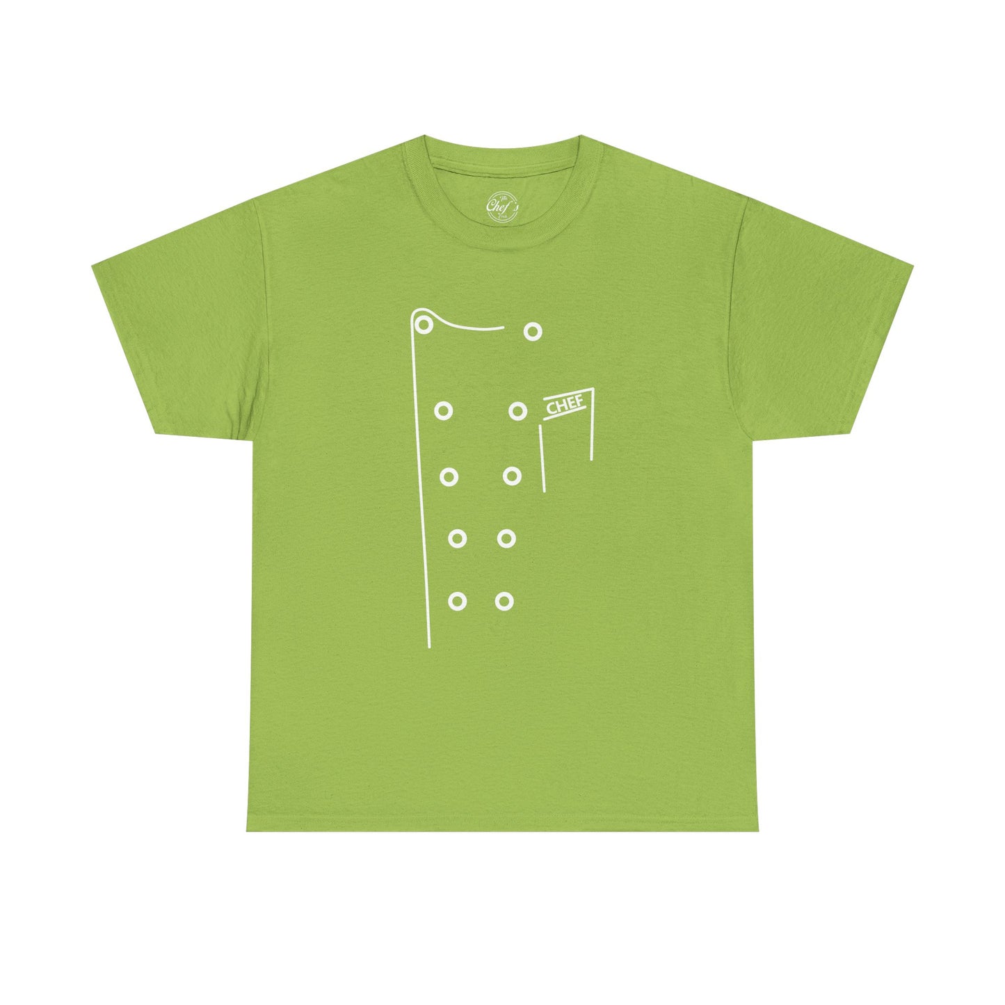 Chef Coat Style Heavy Cotton Tee