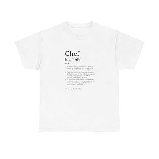 Chef Definition Unisex Heavy Cotton Tee