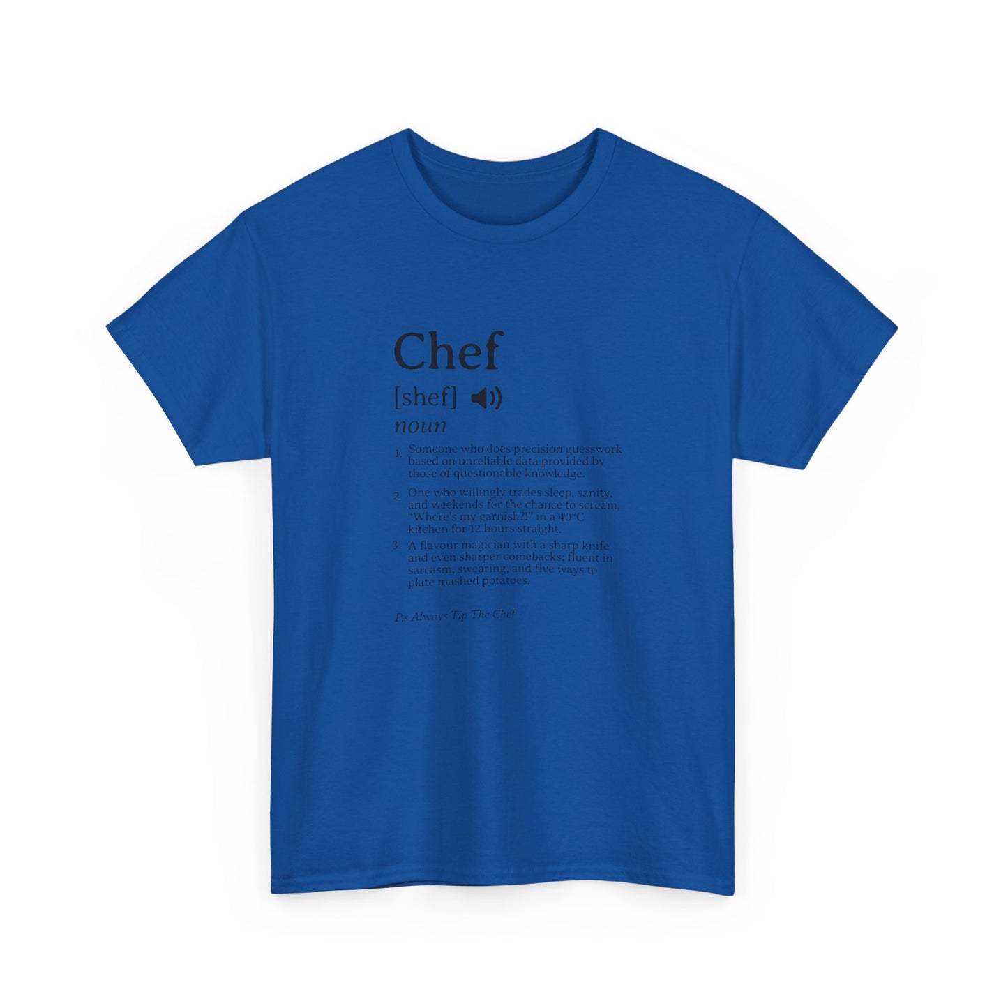 Chef Definition Unisex Heavy Cotton Tee
