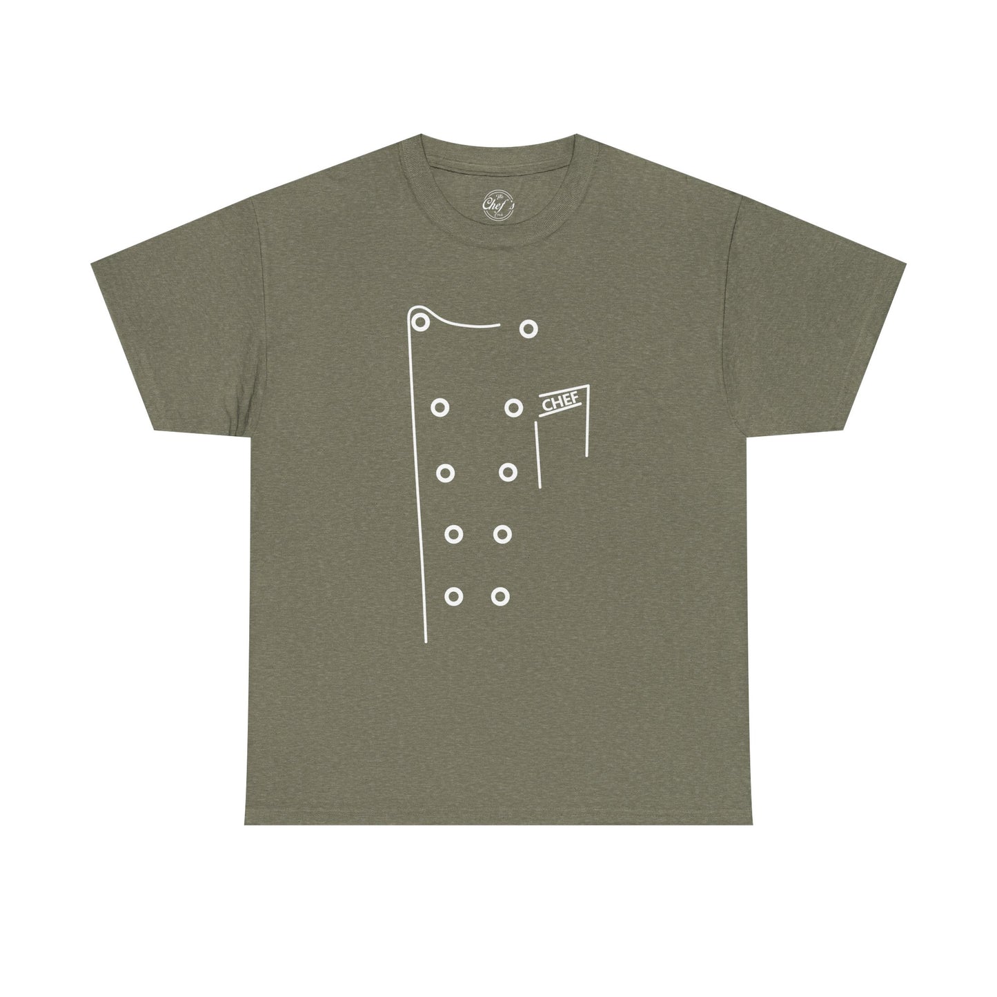 Chef Coat Style Heavy Cotton Tee