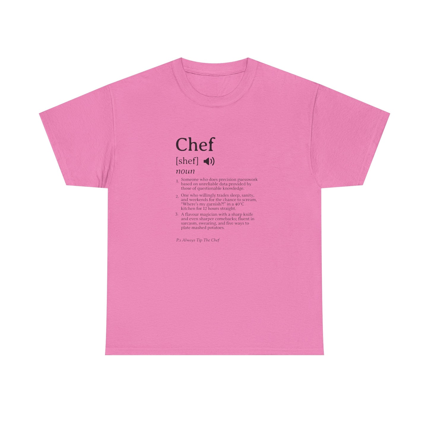 Chef Definition Unisex Heavy Cotton Tee