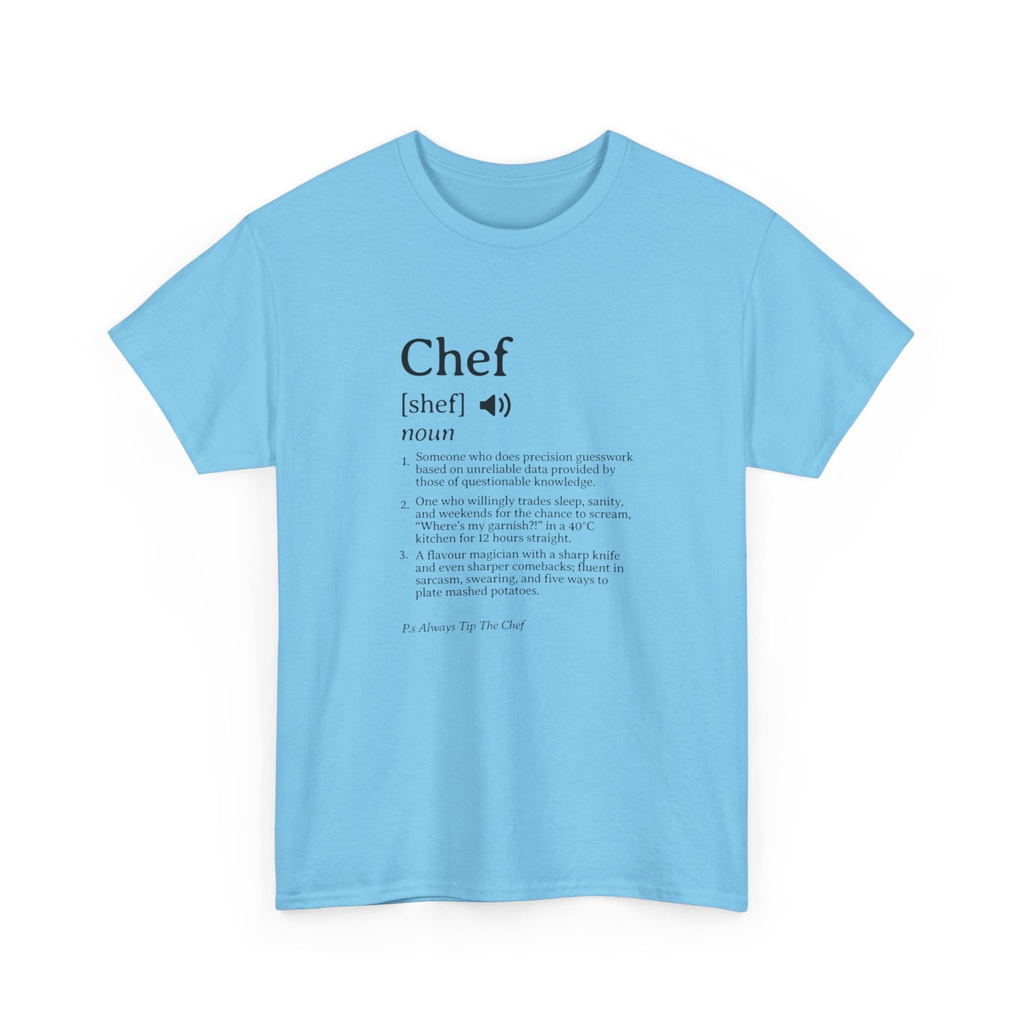 Chef Definition Unisex Heavy Cotton Tee