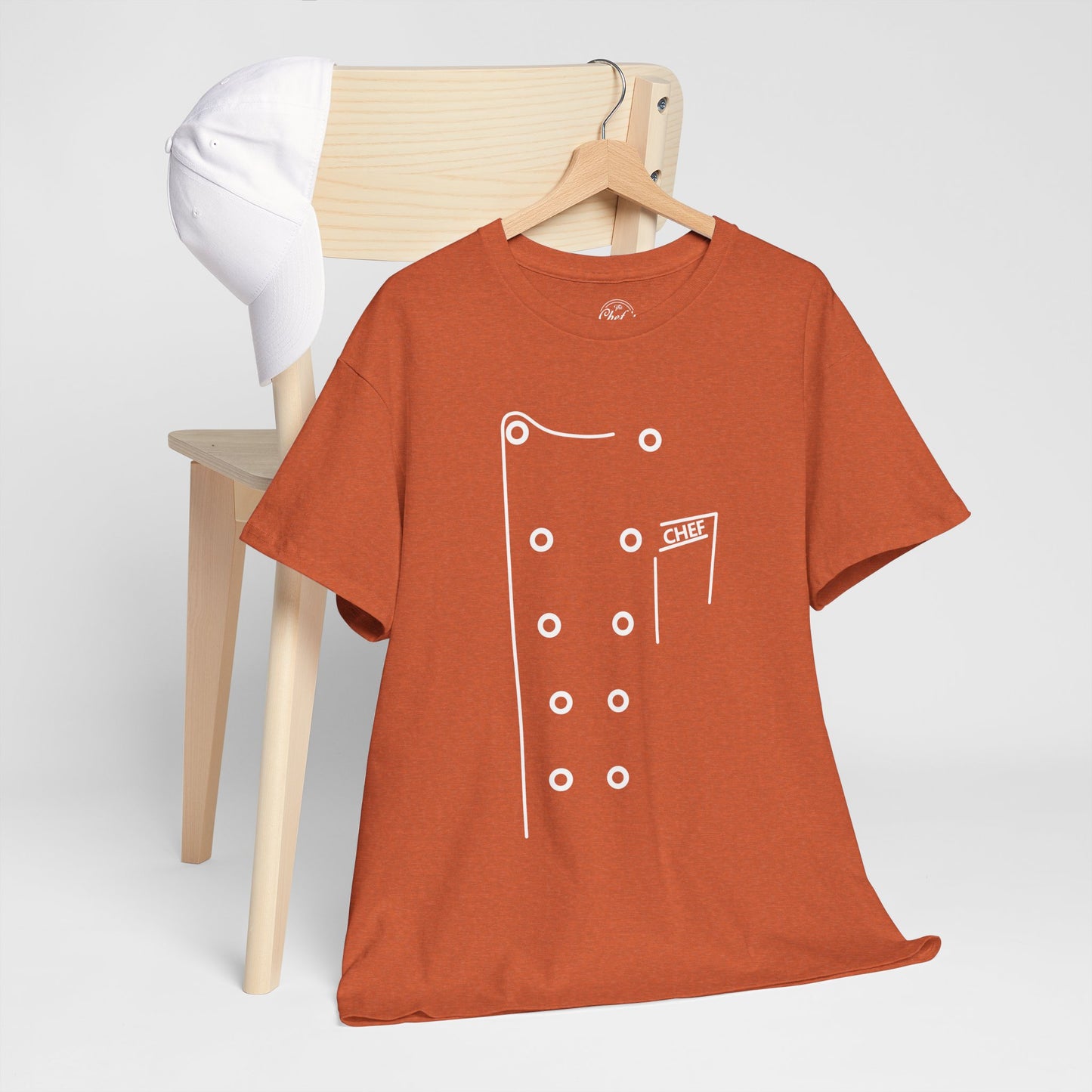 Chef Coat Style Heavy Cotton Tee