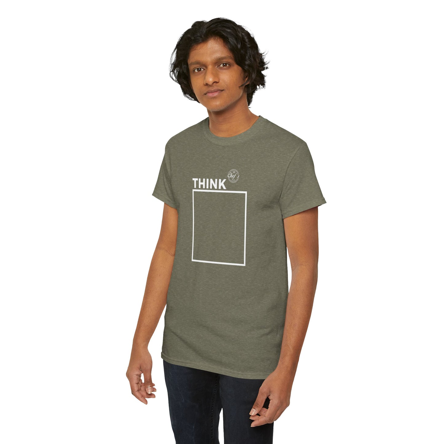 Think Outside the Box Unisex Heavy Cotton Tee