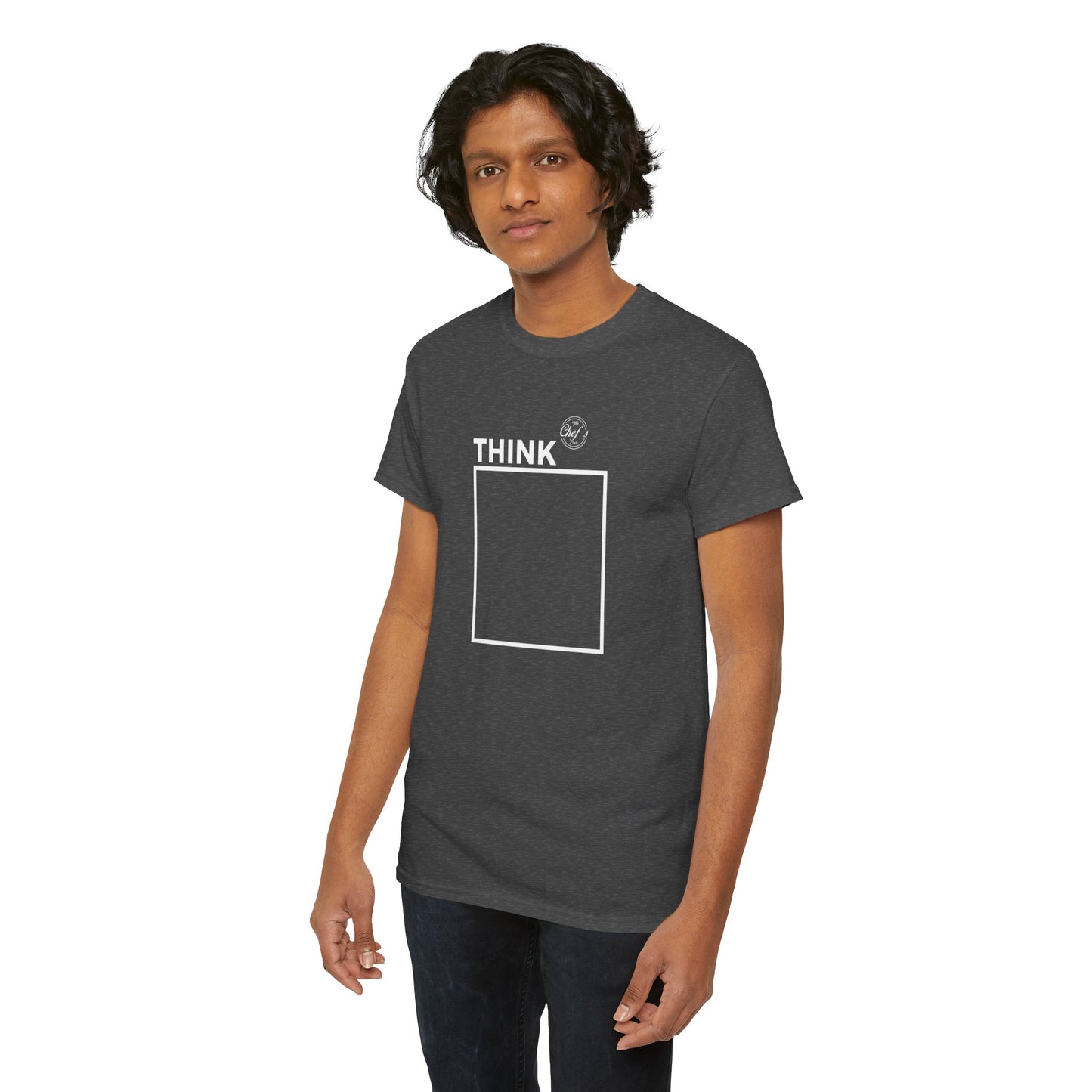 Think Outside the Box Unisex Heavy Cotton Tee