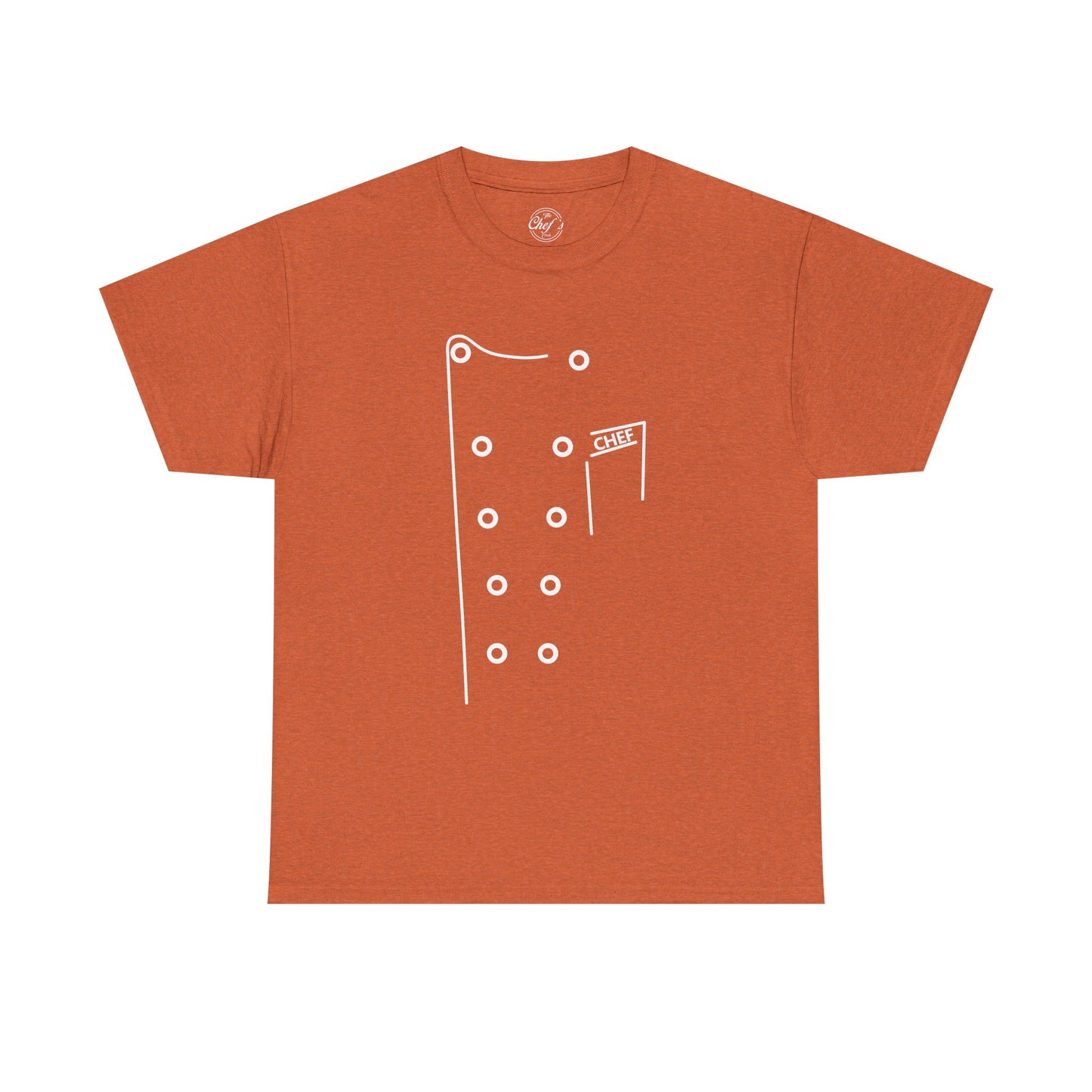 Chef Coat Style Heavy Cotton Tee